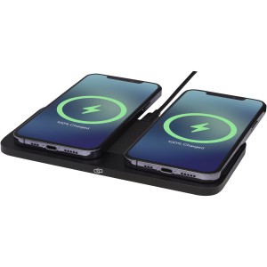 Hybrid 15W prmium dupla tltpad, fekete (powerbank)