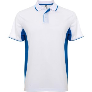 Roly Montmelo r�vid ujj� uniszex sportp�l�, white, royal blue