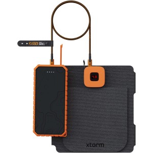 Xtorm XR2S28 SolarBooster 28W sszehajthat napelem, fekete (powerbank)